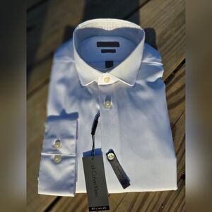 Calvin Klein Men's White Dress Shirt